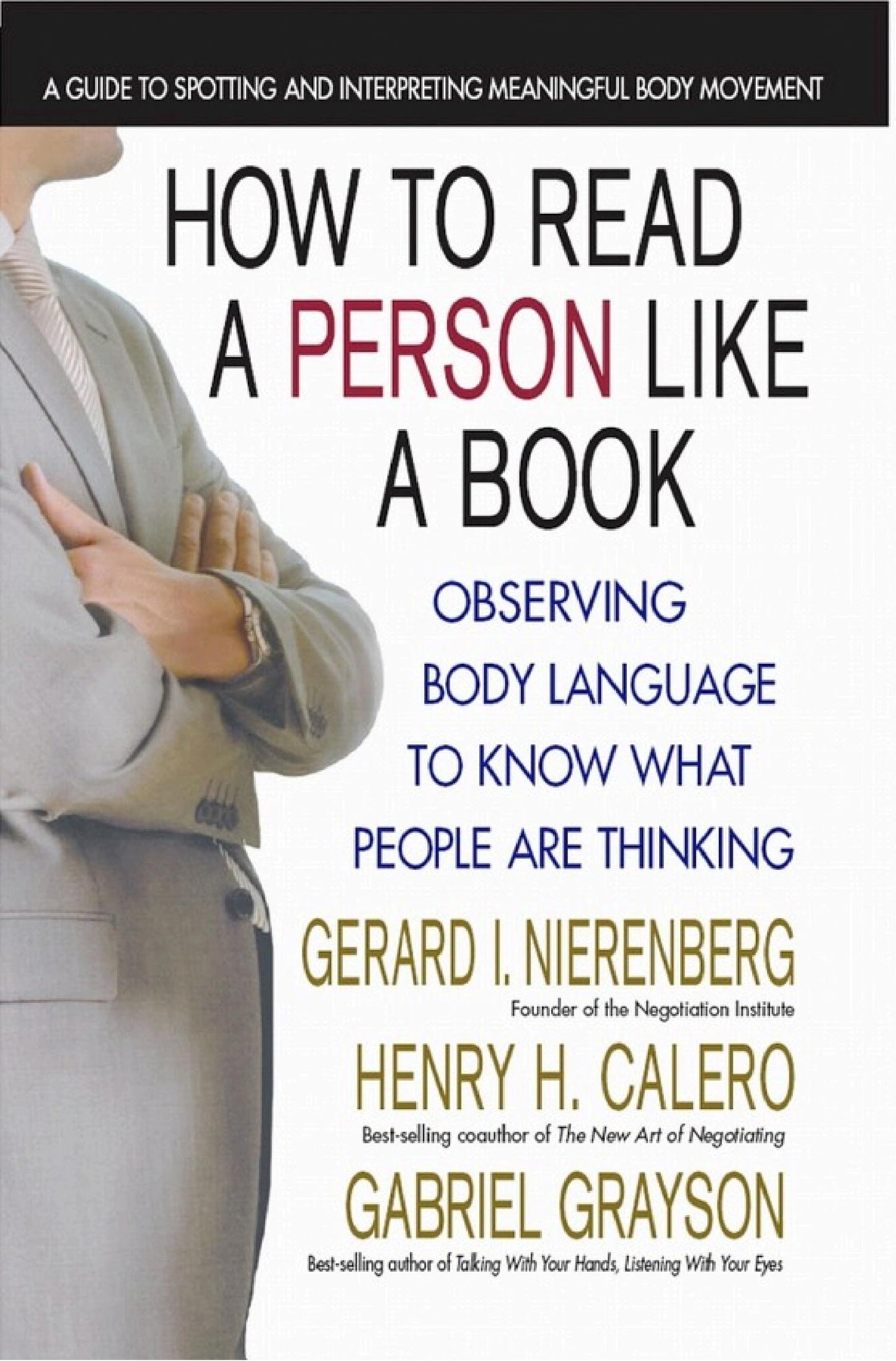 HOW TO READ A PERSON LIKE A BOOK